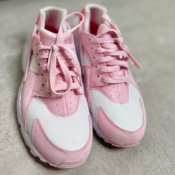 Nike huarache pink & white size 6.5 - Picture 4 of 6